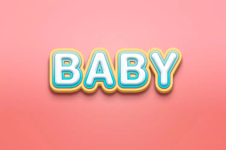 BABY藝術字