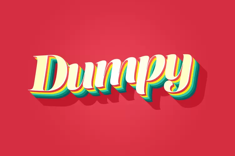 DUMPY藝術字