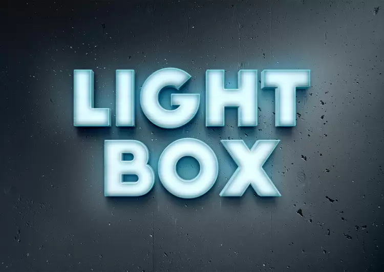 LIGHT-BOX藝術字