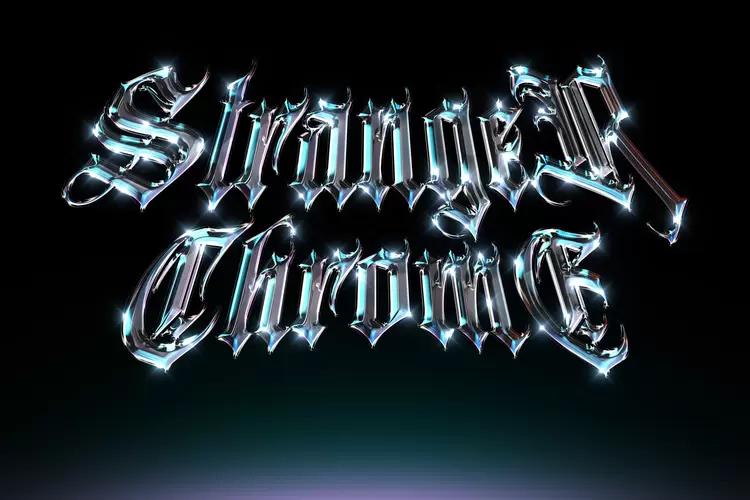 Stranger-chrome藝術字