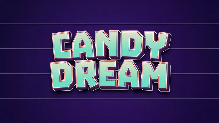 CANDY-DREAM藝術字
