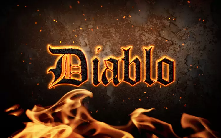 Diablo藝術字