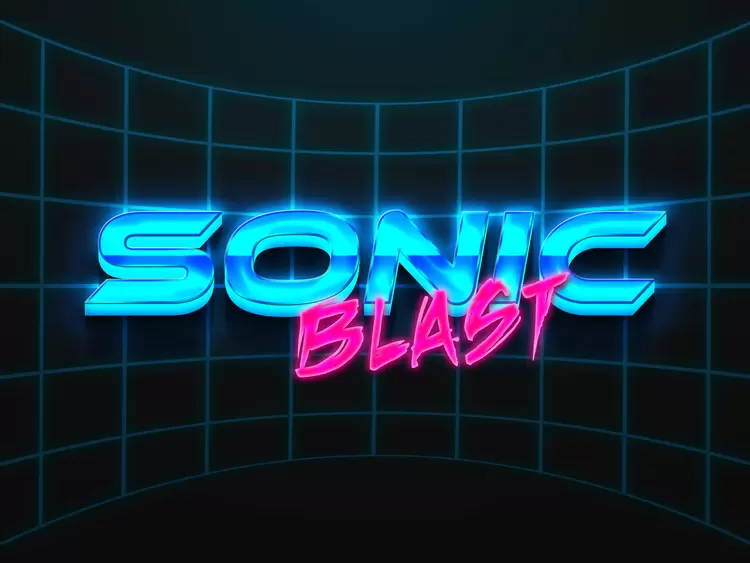 SONIC-BLAST藝術字