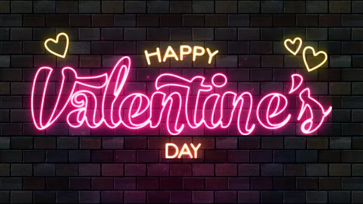 happy-valentine's-day!藝術字