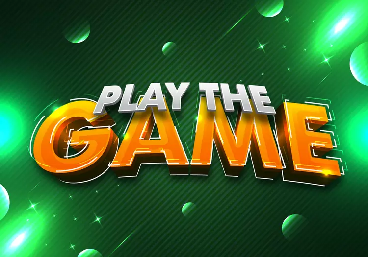 PLAY-THE-GAME藝術字