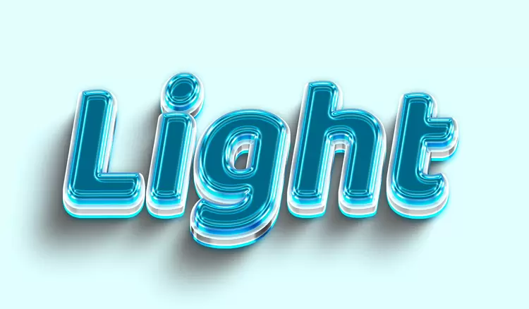 LIGHT藝術字