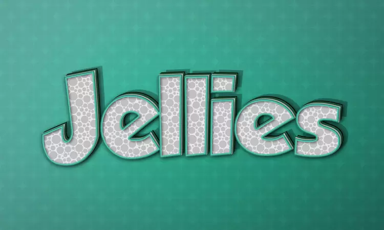 Jellies藝術字