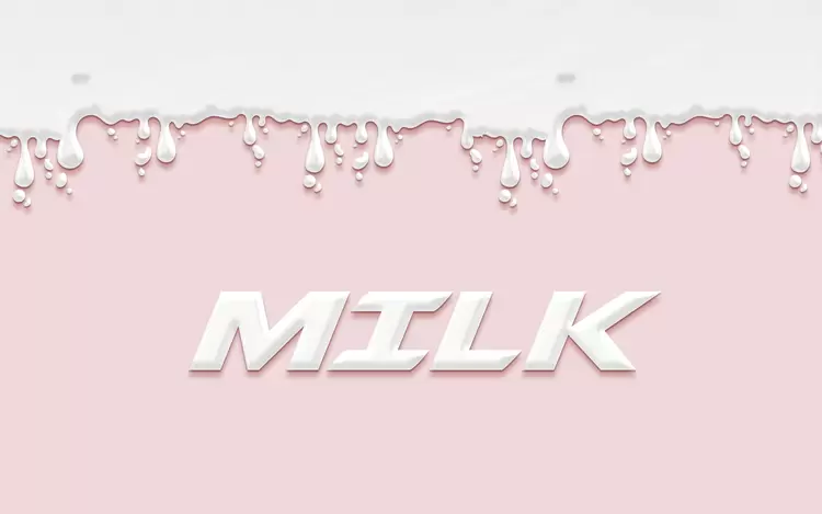 MILK藝術字