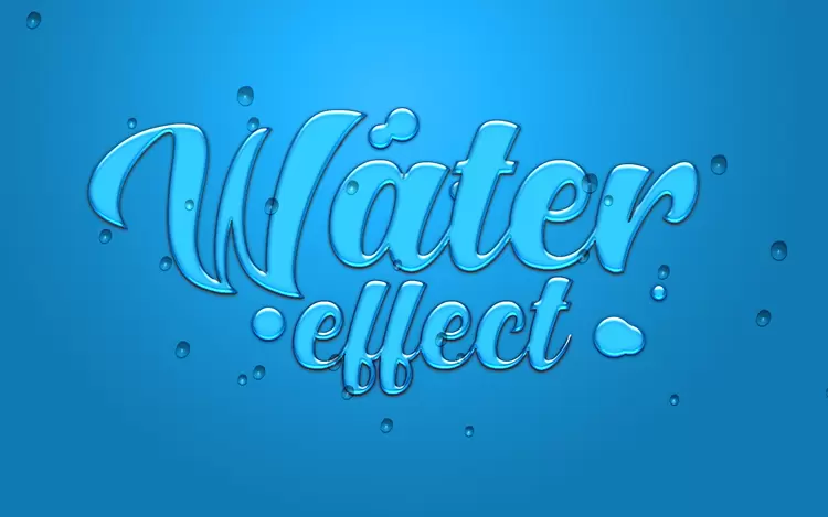WATER-EFFECT藝術字