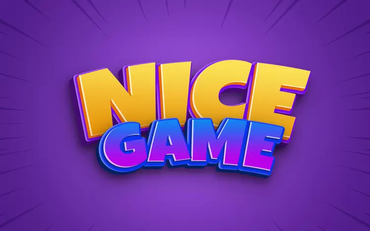 NICE-GAME藝術字