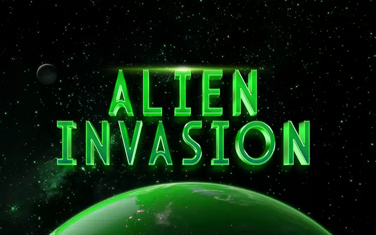 ALIEN-INVASION藝術字