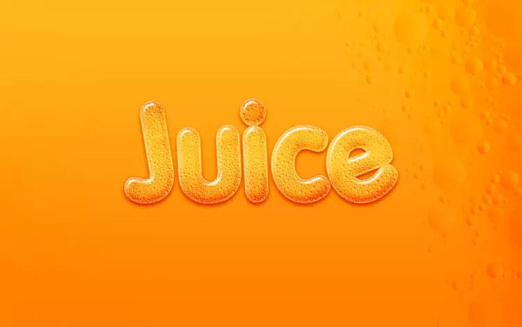 Juice藝術字