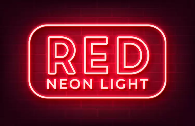 RED-NEON-LIGHT藝術字
