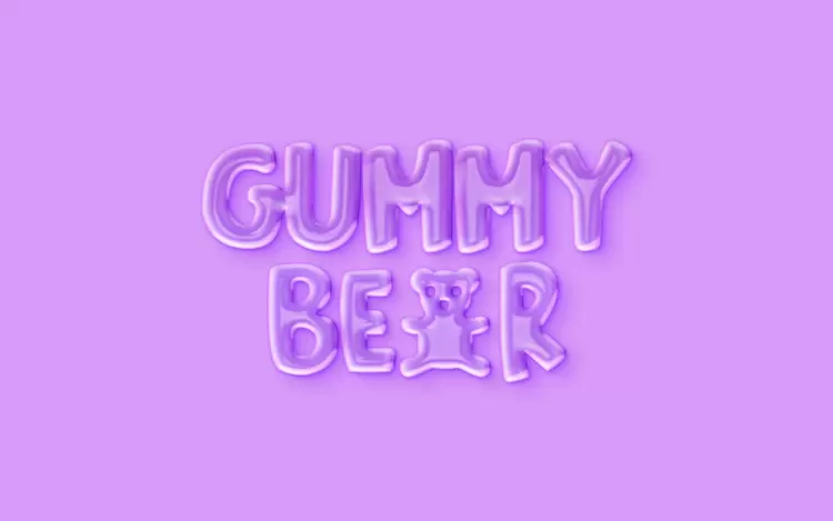 GUMMY-BEER藝術字