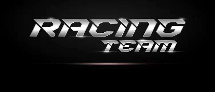 RACING-TEAM藝術字