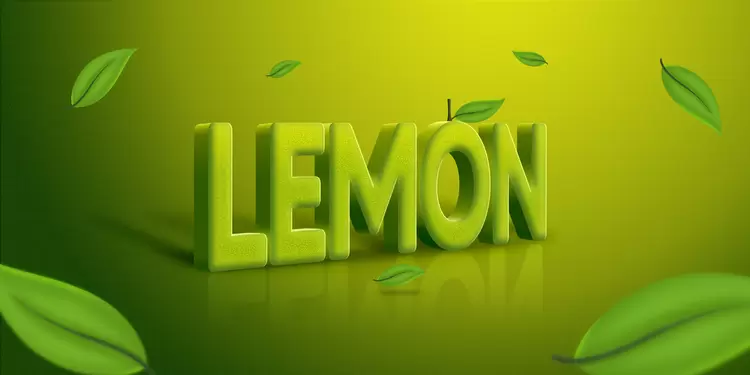 LEMON藝術字