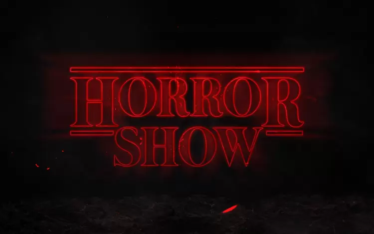 HORROR-SHOW藝術字