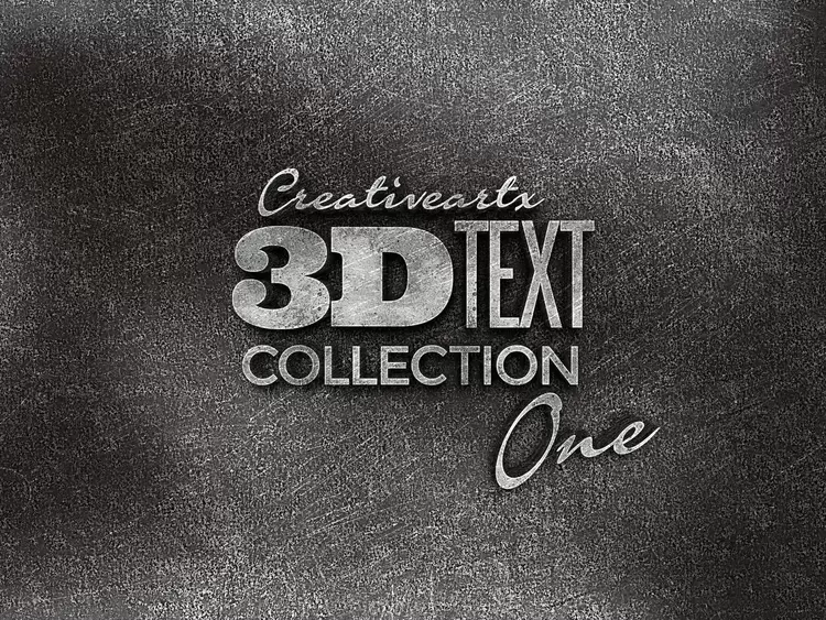 3D-TEXT-COLLECTION藝術字
