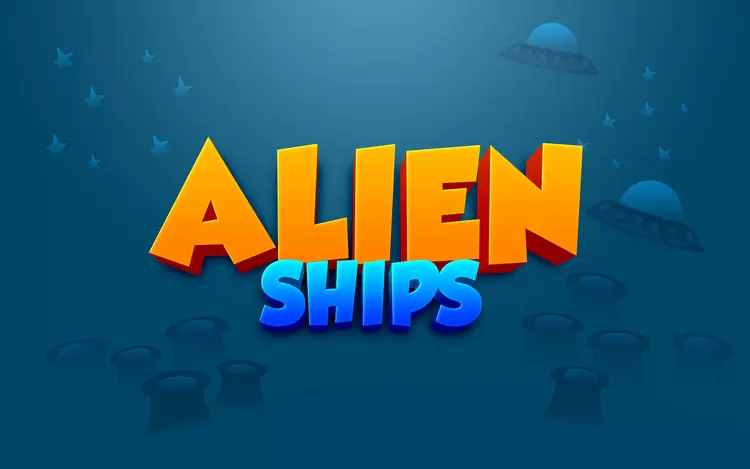 ALIEN-SHIPS藝術字