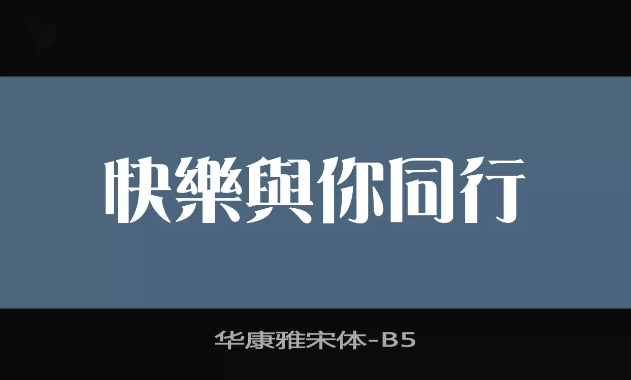 华康雅宋体字型檔案