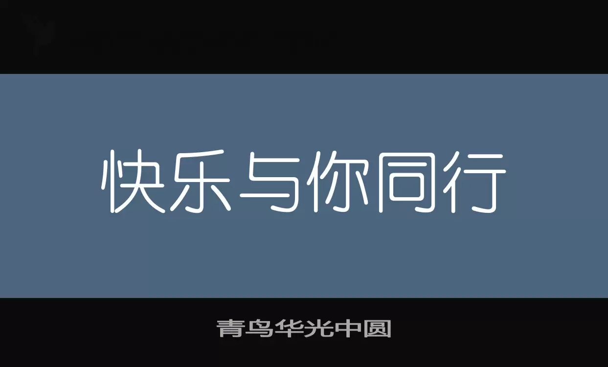 青鸟华光中圆字型檔案