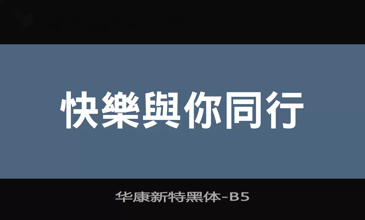 华康新特黑体字型檔案