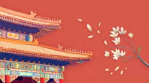 中國古建-古殿房角插圖