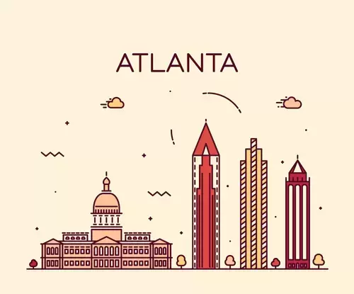 全球城市印象-亞特蘭大插圖