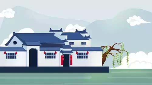 中國古建-中國傳統民居建築插圖