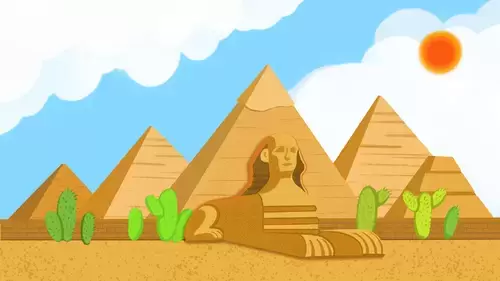 世界印象-埃及插圖素材