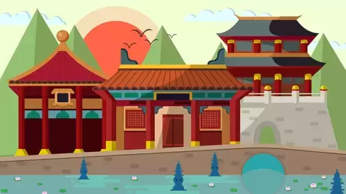 中國古建-古代樓宇插圖
