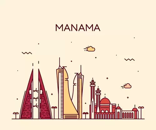 全球城市印象-麥納麥插圖