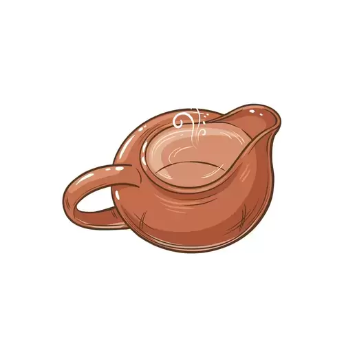 茶具插圖-公道杯插圖素材