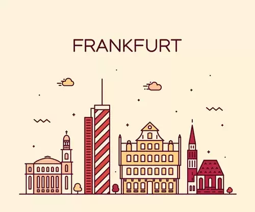 全球城市印象-法蘭克福插圖