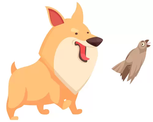 寵物狗-兇猛插圖
