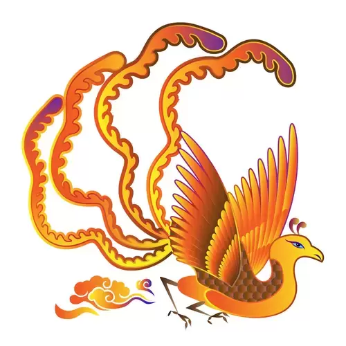 中國神獸-朱雀插圖