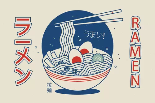 日本美食-拉麵插圖