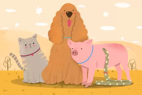 戀愛的動物-好朋友-夥伴插圖