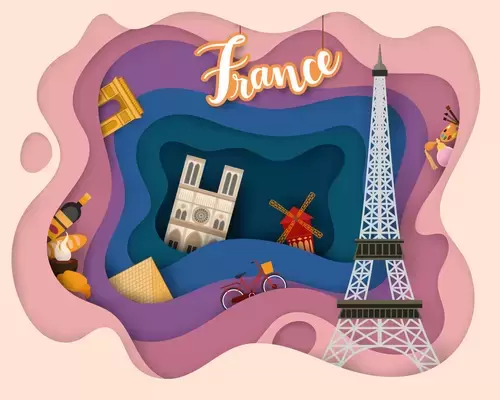 世界印象-法國插圖