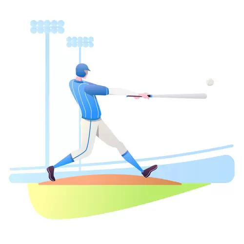 體育運動-棒球插圖